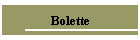 Bolette
